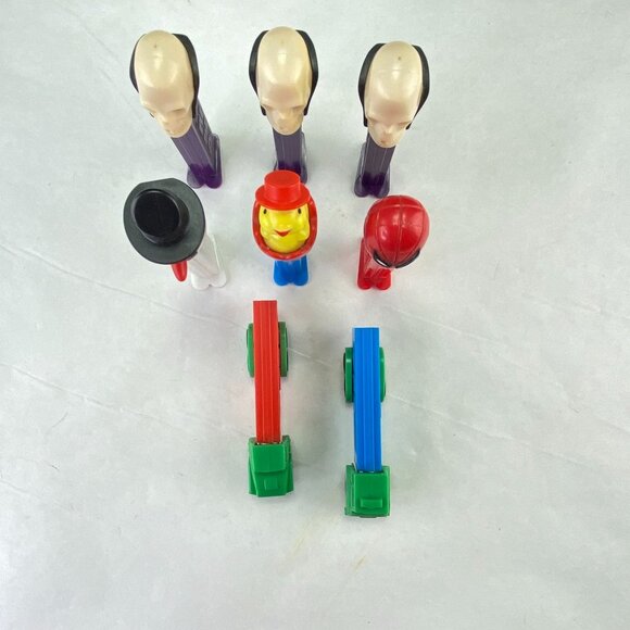 Vintage PEZ Dispenser Dr Skull Snowman Chick Spiderman Semi Truck Lot of 8 - Picture 5 of 8